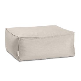 Baya Outdoor Ottoman - Sunbrella, Silver