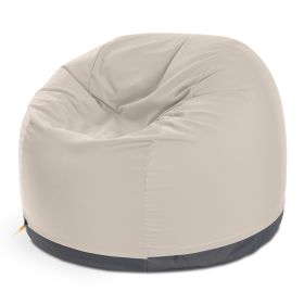Jaxx Palmetto Large Round Outdoor Bean Bag Club Chair - Pearl