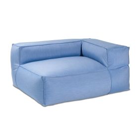 Baya Outdoor Left Corner - Sunbrella, Ocean Blue