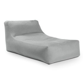 Coza Outdoor Sun Lounger - Luxurious Giant Outdoor Chaise - Sunbrella, Granite