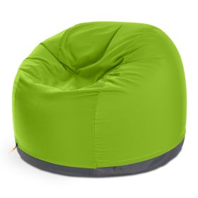 Jaxx Palmetto Large Round Outdoor Bean Bag Club Chair - Lime