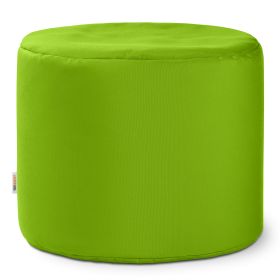 Jaxx Spring Indoor / Outdoor Bean Bag Pouf Ottoman, Lime