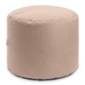 Jaxx Spring Indoor / Outdoor Bean Bag Pouf Ottoman, Sunbrella Petal