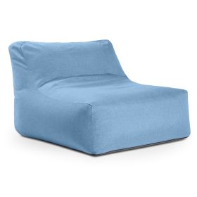Coza Outdoor Chair - Large Bean Bag Lounge Chair for Poolside & Patio Lounging - Sunbrella, Ocean Blue