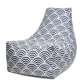 Jaxx Juniper Outdoor Bean Bag Patio Chair, Marine Scales