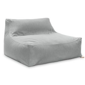 Jaxx Lavista Outdoor Bean Bag Loveseat/Modern Patio Sofa, Sunbrella, Granite
