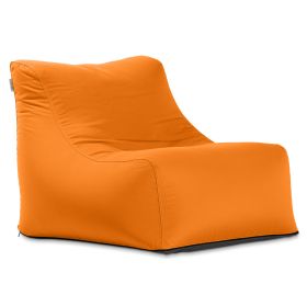 Jaxx Ponce Outdoor Bean Bag Chair - Weather Resistant Patio and Poolside Lounge Seating, Sunbrella Tangerine