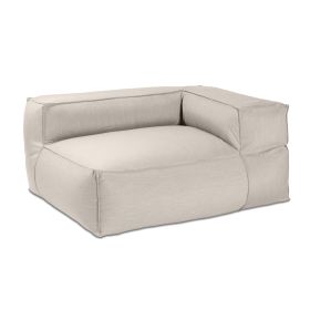 Baya Outdoor Left Corner - Sunbrella, Silver