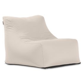 Jaxx Ponce Outdoor Bean Bag Chair - Weather Resistant Patio and Poolside Lounge Seating, Pearl