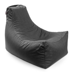 Jaxx Juniper Outdoor Bean Bag Patio Chair & Poolside Lounge, Charcoal Sunbrella