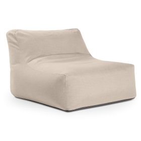 Coza Outdoor Chair - Large Bean Bag Lounge Chair for Poolside & Patio Lounging - Sunbrella, Flax