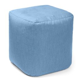 Jaxx Luckie Outdoor Patio Bean Bag Ottoman, Ocean