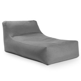 Coza Outdoor Sun Lounger - Luxurious Giant Outdoor Chaise - Sunbrella, Slate