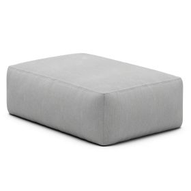Jaxx Tybee Large Outdoor Ottoman (Ottoman Only) - Sunbrella - Sunbrella Granite