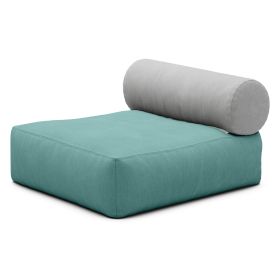 Jaxx Tybee Large Outdoor Lounge w/ Bolster - Sunbrella Breeze